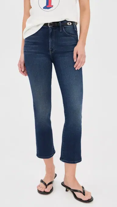 Mother Lil Petite Hustler Ankle Jeans Taking Chances 30 | Thumbnail 2 Mother Lil Petite Hustler Ankle Jeans Taking Chances 30 | Thumbnail 2