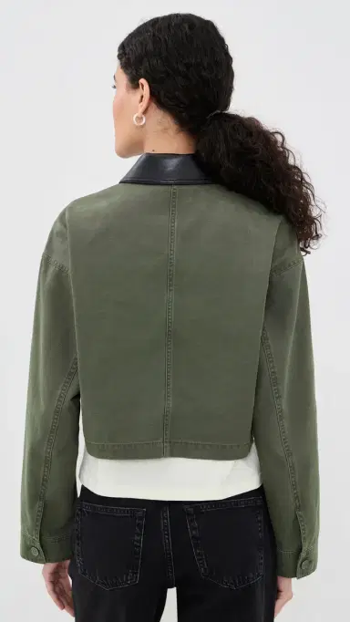 Anine Bing Army Green Yuma Jacket | Thumbnail 3 Anine Bing Army Green Yuma Jacket | Thumbnail 3