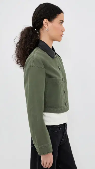 Anine Bing Army Green Yuma Jacket | Thumbnail 4 Anine Bing Army Green Yuma Jacket | Thumbnail 4