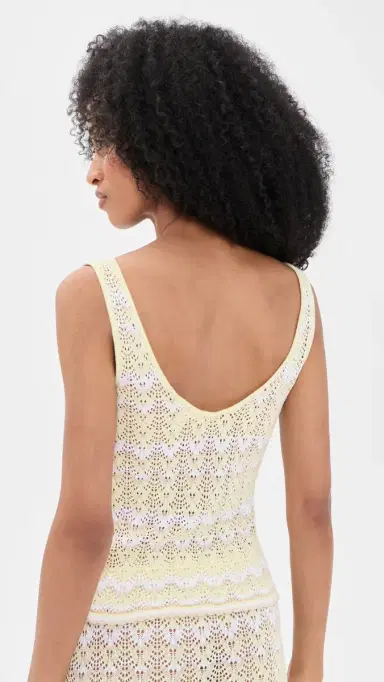Splendid Eleni Sweater Tank Lemon Drop Multi | Thumbnail 3 Splendid Eleni Sweater Tank Lemon Drop Multi | Thumbnail 3