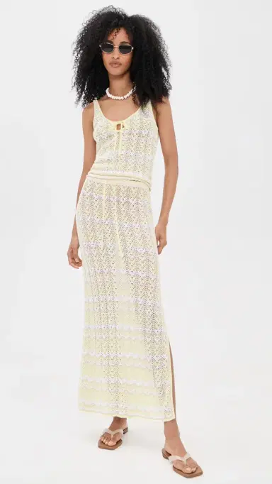 Splendid Eleni Sweater Tank Lemon Drop Multi | Thumbnail 5 Splendid Eleni Sweater Tank Lemon Drop Multi | Thumbnail 5