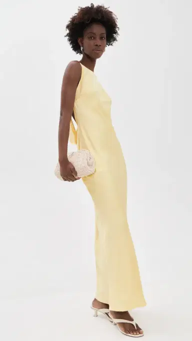 Runaway the Label Raelyn Maxi Dress Lemon | Thumbnail 2 Runaway the Label Raelyn Maxi Dress Lemon | Thumbnail 2