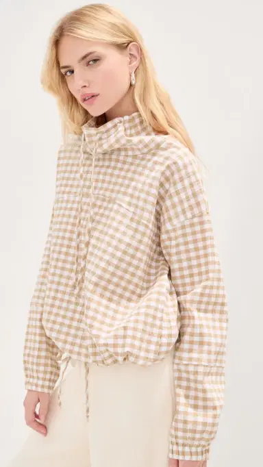 LE BOP Carson Anorak Khaki Check S | Thumbnail 4 LE BOP Carson Anorak Khaki Check S | Thumbnail 4