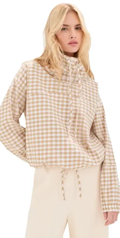 LE BOP Carson Anorak Khaki Check S | Thumbnail 1 LE BOP Carson Anorak Khaki Check S | Thumbnail 1
