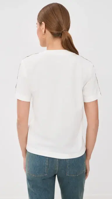 Burberry Tee Shirt Chalk | Thumbnail 3 Burberry Tee Shirt Chalk | Thumbnail 3