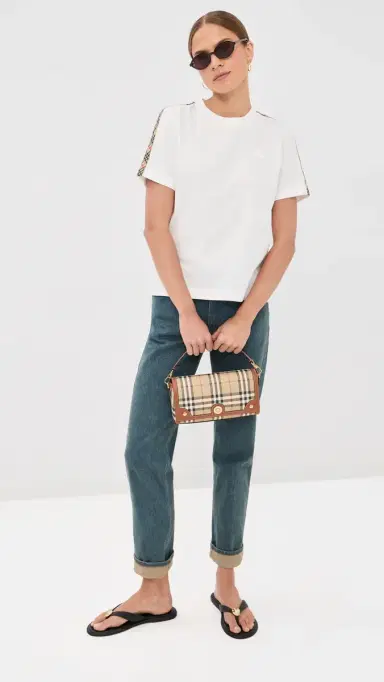 Burberry Tee Shirt Chalk S | Thumbnail 5 Burberry Tee Shirt Chalk S | Thumbnail 5