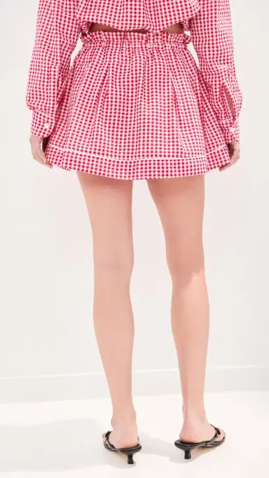 LE BOP adeline Mini Skirt Red Check | Thumbnail 3 LE BOP adeline Mini Skirt Red Check | Thumbnail 3