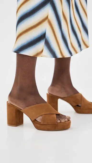 Stuart Weitzman Dayna Platform Sandals Boho Tan | Thumbnail 3 Stuart Weitzman Dayna Platform Sandals Boho Tan | Thumbnail 3