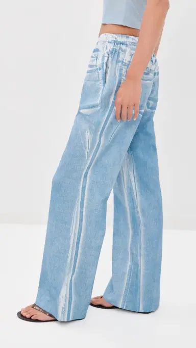 Acne Studios Twill Trousers Light Blue 38 | Thumbnail 4 Acne Studios Twill Trousers Light Blue 38 | Thumbnail 4