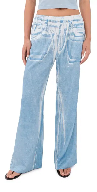 Acne Studios Twill Trousers Light Blue 38 | Thumbnail 1 Acne Studios Twill Trousers Light Blue 38 | Thumbnail 1