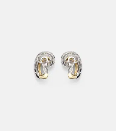 Yeprem Golden Strada 18kt yellow and white gold earrings with diamonds | Thumbnail 2 Yeprem Golden Strada 18kt yellow and white gold earrings with diamonds | Thumbnail 2
