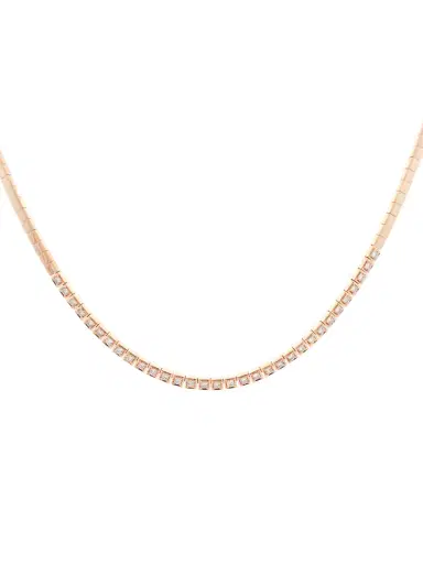 Wish Fine Jewelry 0.85ct Diamond 14K Gold Choker Necklace | Thumbnail 2 Wish Fine Jewelry 0.85ct Diamond 14K Gold Choker Necklace | Thumbnail 2