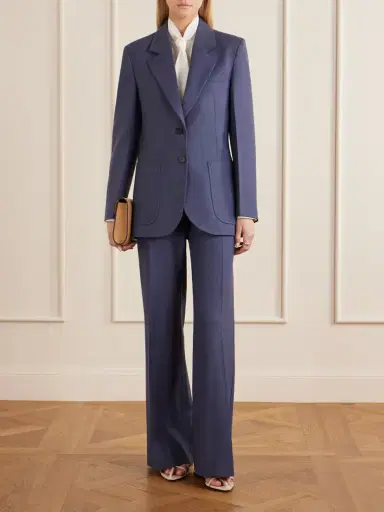 Victoria Beckham Katherine Twill Blazer | Thumbnail 2 Victoria Beckham Katherine Twill Blazer | Thumbnail 2