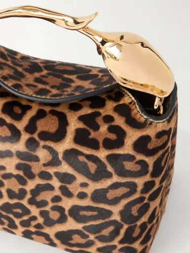 Erdem Bloom Mini Animal-print Calf Hair Clutch | Thumbnail 5 Erdem Bloom Mini Animal-print Calf Hair Clutch | Thumbnail 5