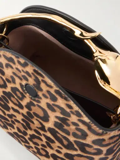 Erdem Bloom Mini Animal-print Calf Hair Clutch | Thumbnail 6 Erdem Bloom Mini Animal-print Calf Hair Clutch | Thumbnail 6