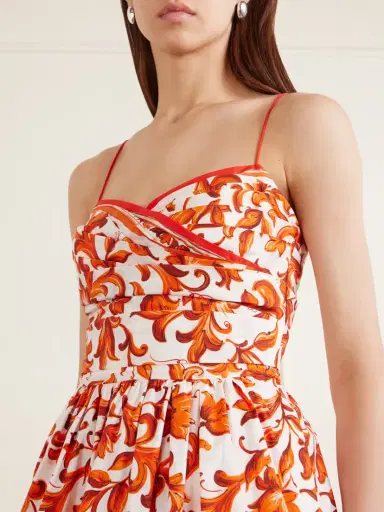 Dolce & Gabbana Printed Cotton-poplin Mini Dress | Thumbnail 4 Dolce & Gabbana Printed Cotton-poplin Mini Dress | Thumbnail 4