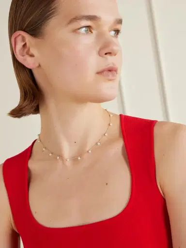 Sophie Bille Brahe Lou Lou 14-karat Recycled Gold Pearl Necklace | Thumbnail 2 Sophie Bille Brahe Lou Lou 14-karat Recycled Gold Pearl Necklace | Thumbnail 2