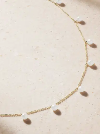 Sophie Bille Brahe Lou Lou 14-karat Recycled Gold Pearl Necklace | Thumbnail 4 Sophie Bille Brahe Lou Lou 14-karat Recycled Gold Pearl Necklace | Thumbnail 4