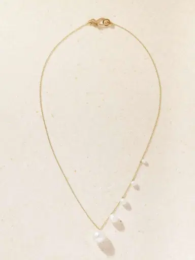 Sophie Bille Brahe Lou Esemble 14-karat Recycled Gold Pearl Necklace | Thumbnail 4 Sophie Bille Brahe Lou Esemble 14-karat Recycled Gold Pearl Necklace | Thumbnail 4