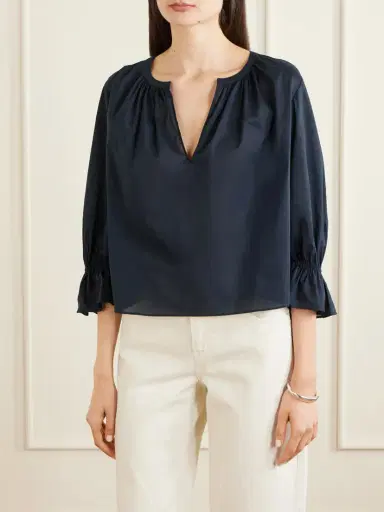 Frame Poet Cotton Blouse | Thumbnail 3 Frame Poet Cotton Blouse | Thumbnail 3
