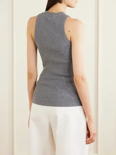 Lisa Yang Amaya Cotton And Cashmere-blend Tank Top | Thumbnail 4 Lisa Yang Amaya Cotton And Cashmere-blend Tank Top | Thumbnail 4