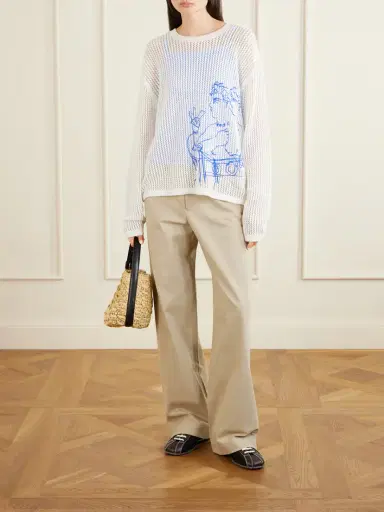 STILL HERE Cotton Wide-leg Pants | Thumbnail 2 STILL HERE Cotton Wide-leg Pants | Thumbnail 2