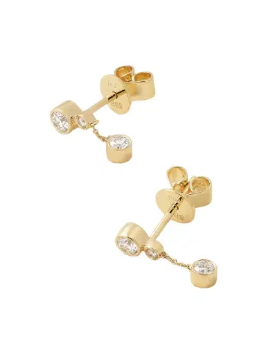 Sophie Bille Brahe Lou Diamant 18-karat Recycled Gold Diamond Earrings | Thumbnail 1 Sophie Bille Brahe Lou Diamant 18-karat Recycled Gold Diamond Earrings | Thumbnail 1