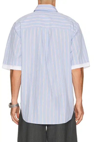 SIMKHAI Steven Double Layer Shirt | Thumbnail 2 SIMKHAI Steven Double Layer Shirt | Thumbnail 2