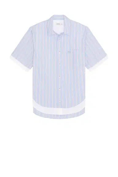 SIMKHAI Steven Double Layer Shirt | Thumbnail 4 SIMKHAI Steven Double Layer Shirt | Thumbnail 4