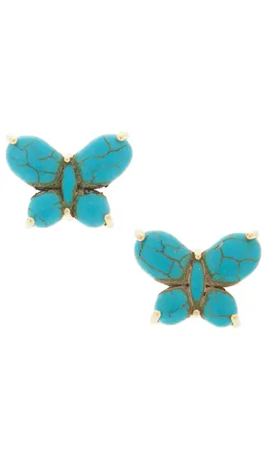 Lele Sadoughi Butterfly Stud Earrings | Thumbnail 1 Lele Sadoughi Butterfly Stud Earrings | Thumbnail 1