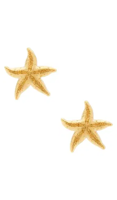 Lele Sadoughi Starfish Button Earrings | Thumbnail 1 Lele Sadoughi Starfish Button Earrings | Thumbnail 1