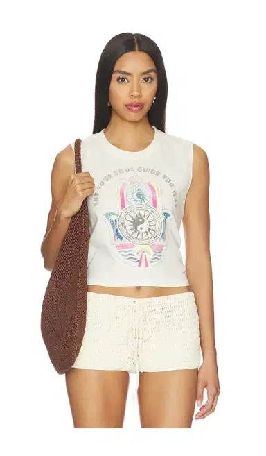 Spiritual Gangster Soul Guide Spirit Cropped Tank Top | Thumbnail 1 Spiritual Gangster Soul Guide Spirit Cropped Tank Top | Thumbnail 1