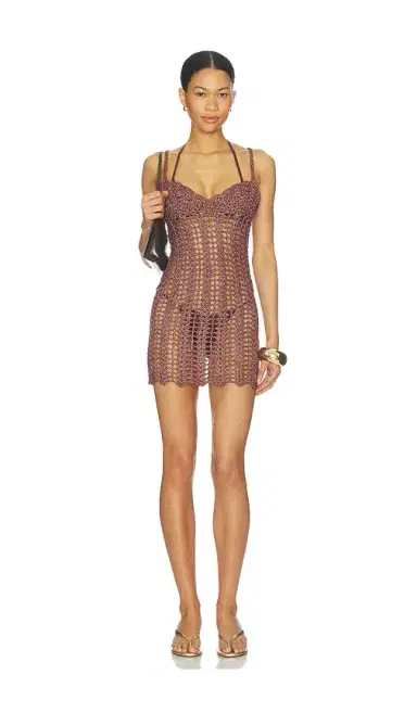 superdown Magnolia Crochet Mini Dress | Thumbnail 1 superdown Magnolia Crochet Mini Dress | Thumbnail 1