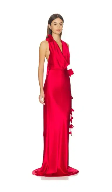 SAU LEE Delphine Satin Gown | Thumbnail 2 SAU LEE Delphine Satin Gown | Thumbnail 2