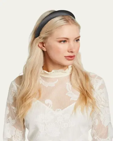 Jennifer Behr Tori Silk Satin Headband | Thumbnail 2 Jennifer Behr Tori Silk Satin Headband | Thumbnail 2