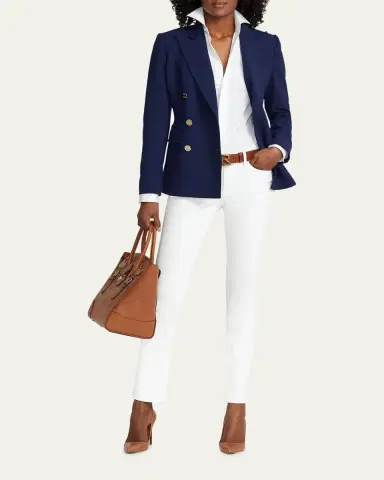 Ralph Lauren Collection Camden Wool Crepe Jacket | Thumbnail 2 Ralph Lauren Collection Camden Wool Crepe Jacket | Thumbnail 2