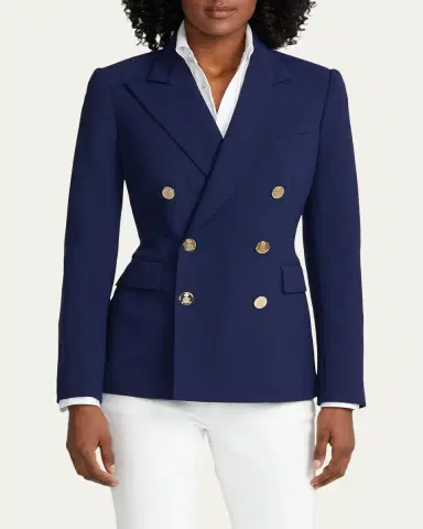 Ralph Lauren Collection Camden Wool Crepe Jacket | Thumbnail 4 Ralph Lauren Collection Camden Wool Crepe Jacket | Thumbnail 4