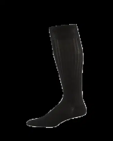 Pantherella Men's Over-the-Calf Ribbed Lisle Socks | Thumbnail 2 Pantherella Men's Over-the-Calf Ribbed Lisle Socks | Thumbnail 2