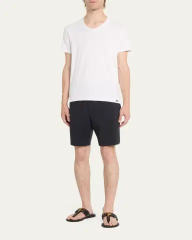 TOM FORD Men's Cotton Stretch Jersey T-shirt | Thumbnail 2 TOM FORD Men's Cotton Stretch Jersey T-shirt | Thumbnail 2