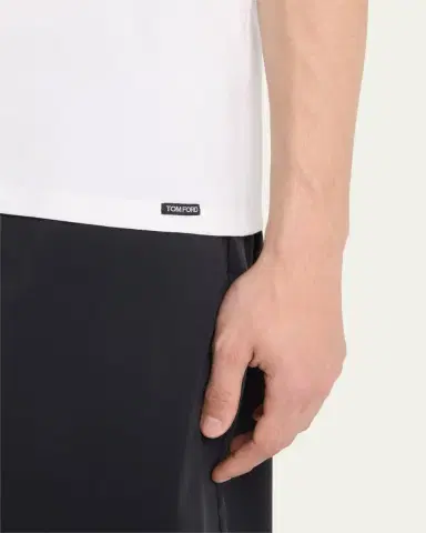 TOM FORD Men's Cotton Stretch Jersey T-shirt | Thumbnail 5 TOM FORD Men's Cotton Stretch Jersey T-shirt | Thumbnail 5