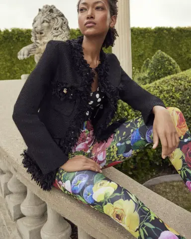 Dolce & Gabbana Paillette Fringe Boucle Jacket | Thumbnail 5 Dolce & Gabbana Paillette Fringe Boucle Jacket | Thumbnail 5