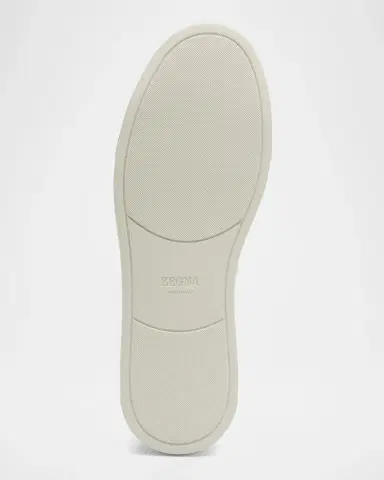Zegna Men's Triple Stitch Suede Sneakers | Thumbnail 8 Zegna Men's Triple Stitch Suede Sneakers | Thumbnail 8