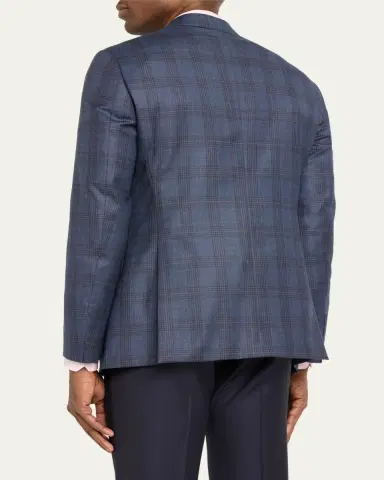 Giorgio Armani Men's Windowpane Plaid Sport Coat | Thumbnail 3 Giorgio Armani Men's Windowpane Plaid Sport Coat | Thumbnail 3