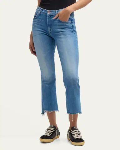 Mother The Insider Crop Step Fray Jeans | Thumbnail 8 Mother The Insider Crop Step Fray Jeans | Thumbnail 8