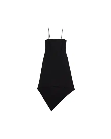 Helmut Lang Wool Scarf Hem Midi Dress | Thumbnail 1 Helmut Lang Wool Scarf Hem Midi Dress | Thumbnail 1