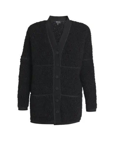 Giorgio Armani Boucle Lurex Oversize Knit Cardigan | Thumbnail 1 Giorgio Armani Boucle Lurex Oversize Knit Cardigan | Thumbnail 1