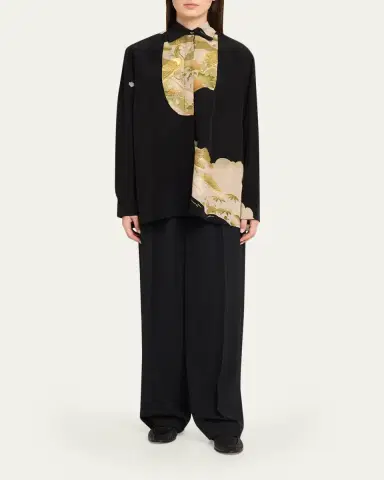 Rianna + Nina One-Of-A-Kind Silk Shirt Blouse | Thumbnail 2 Rianna + Nina One-Of-A-Kind Silk Shirt Blouse | Thumbnail 2