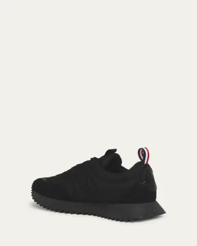 Moncler Men's Pacey Nylon and Suede Runner Sneakers | Thumbnail 4 Moncler Men's Pacey Nylon and Suede Runner Sneakers | Thumbnail 4