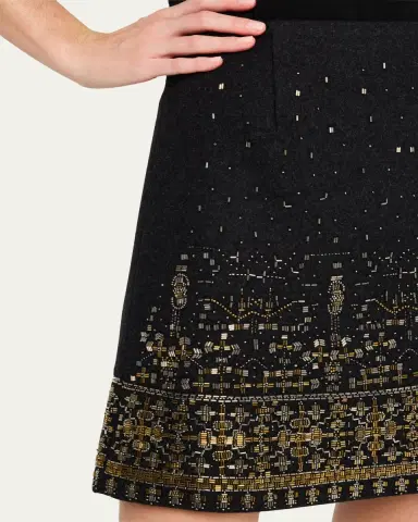 Kobi Halperin Salem Sequin-Embellished Fuzzy Knit Mini Skirt | Thumbnail 5 Kobi Halperin Salem Sequin-Embellished Fuzzy Knit Mini Skirt | Thumbnail 5