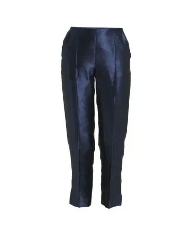 Giorgio Armani Linen Silk Straight-Leg Trousers | Thumbnail 1 Giorgio Armani Linen Silk Straight-Leg Trousers | Thumbnail 1